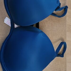 PINK Victoria's Secret Dark Teal Blue Bra